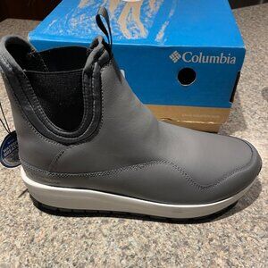 Columbia Women's Moritza Chelsea Boots Waterproof Size 11 Titanium II NIB